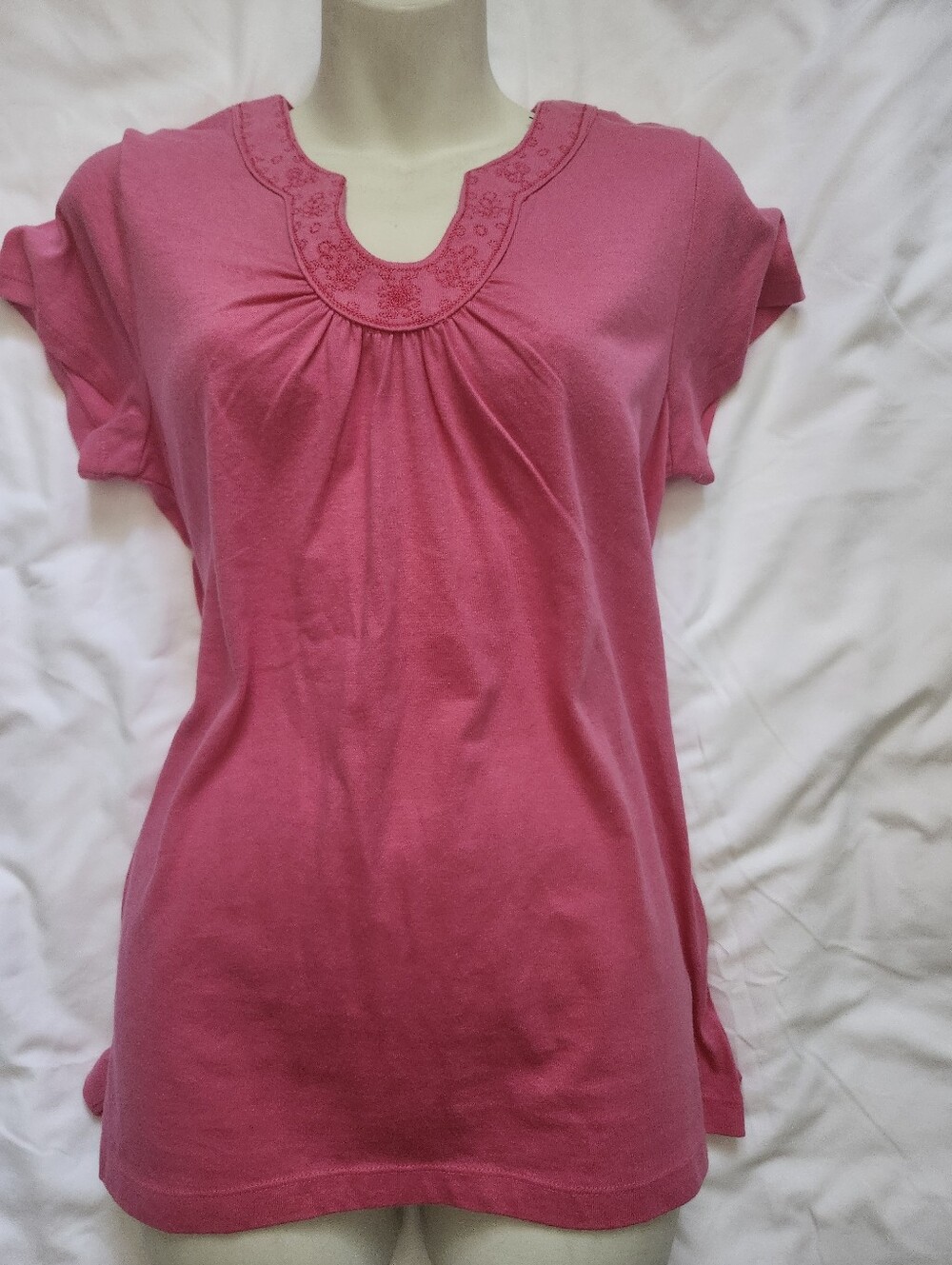 croft & barrow Strapless Bandeau Top in Bright Pink